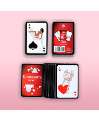 Mini jeu de 54 cartes Kamasutra